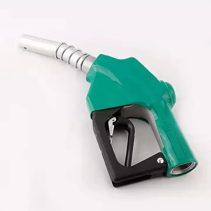 Green Aluminum NPT 1” 120L/min 120 Automatic Shut Off Fuel Nozzle