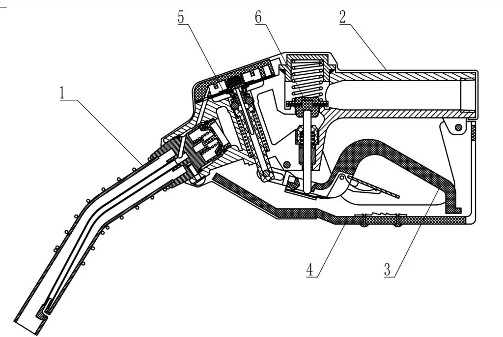 11A nozzle structure diagram