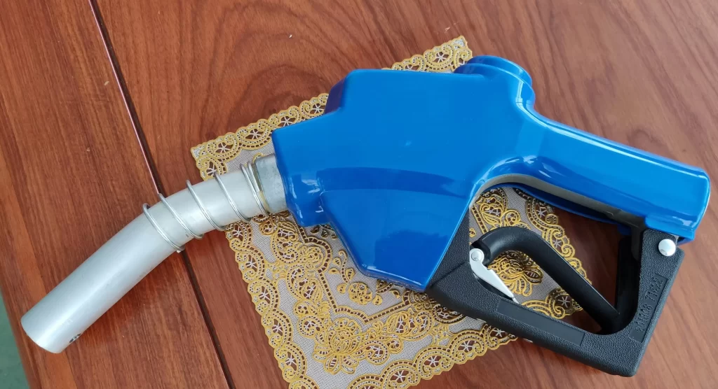 Blue Aluminum BSP 1” 120L/min 120 Automatic Shut Off Fuel Nozzle