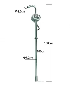 Aluminum 1L/rotary TS-50 Rotary Hand Pump size