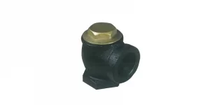 Cast iron BSP/NPT 1.5" or 2" Buna-N Angle Check Valve