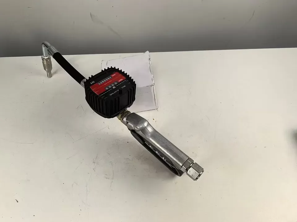 Aluminium 1/2” OILN08 Oil Nozzle With Mechnical Meter and hose