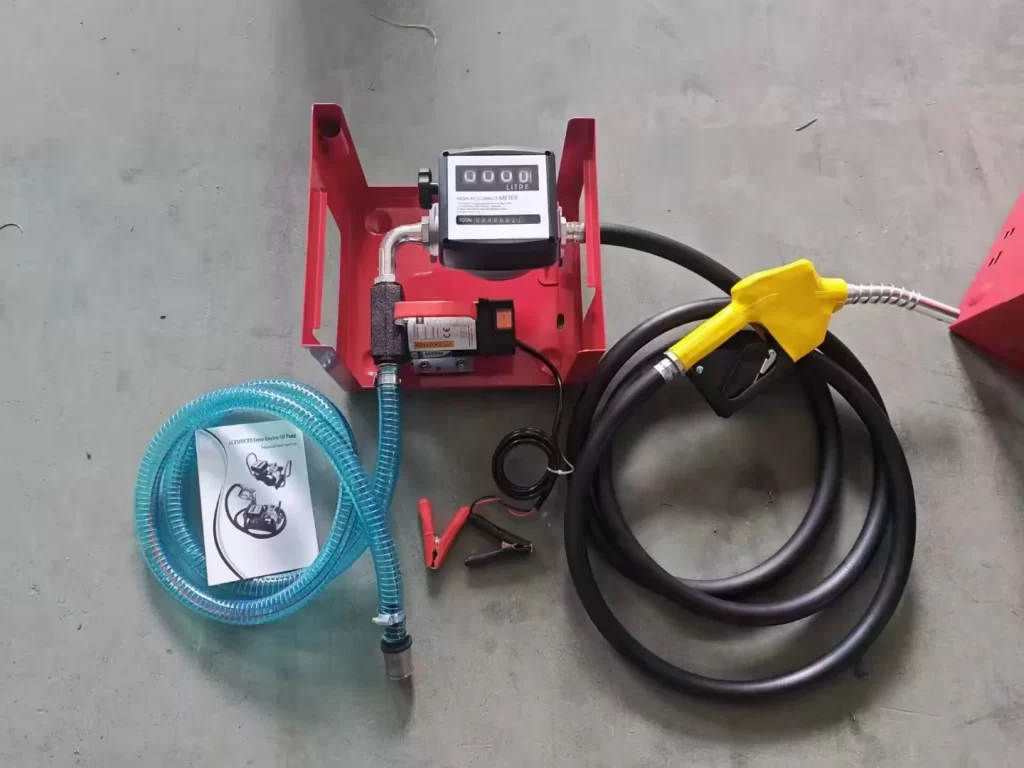 12v DCFD40 Transfer Pump Kit with11A Nozzle and 2m and 4m hose and FM-120 flow meter