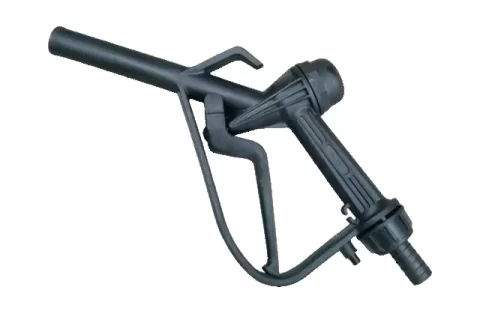 Black 3/4” 40L/Min 6000 Plastic Manual Adblue Nozzle