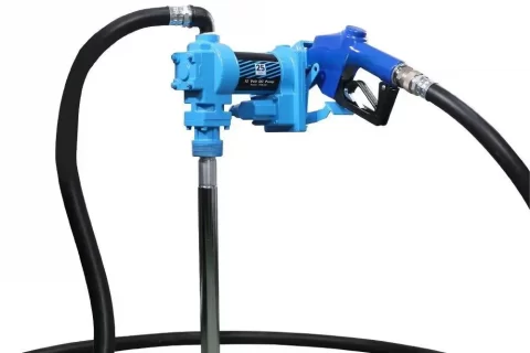 12V 25GPM 1" DCEX77A Gasoline Petrol EX-proof Pump Kit with 120 nozzle and hose