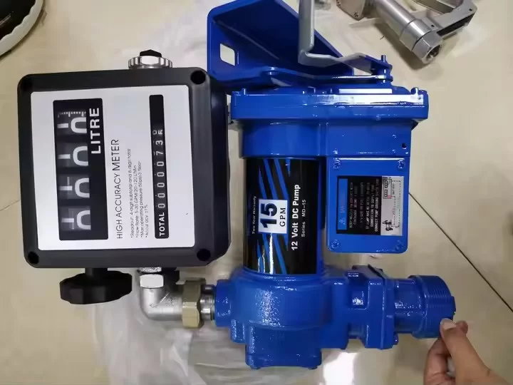 3/4" 12V 15GPM DCEX56A Gasoline Petrol EX-proof Pump Kit with 13A nozzle