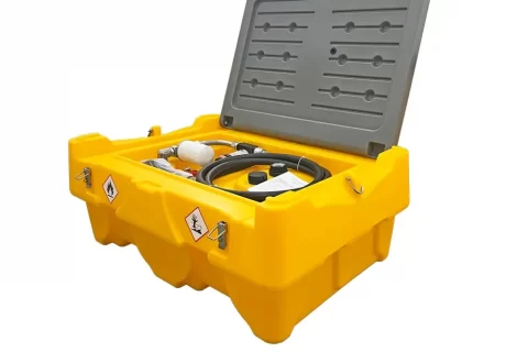 200L 12V DTK200 Portable Electric Fuel Transfer Tank with 11A Nozzle and 4m of 3/4 delivery hose