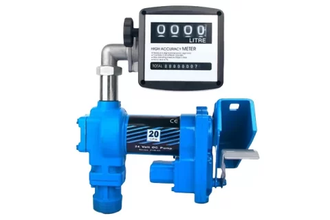 24V 20GPM DCEX76A Gasoline Petrol EX-proof Pump Kit with FM-120 flow meter
