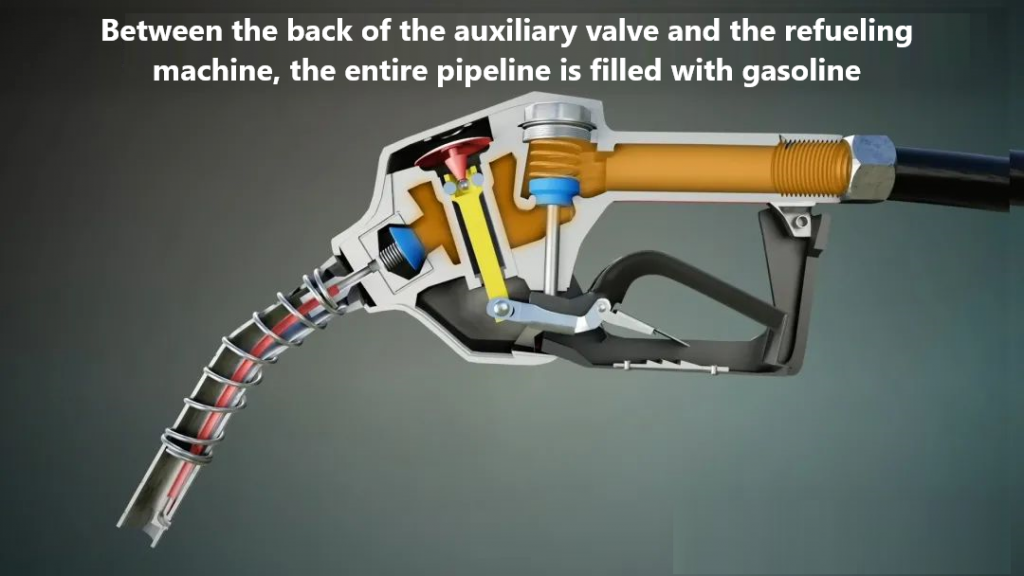 Working diagram of auxiliary valve