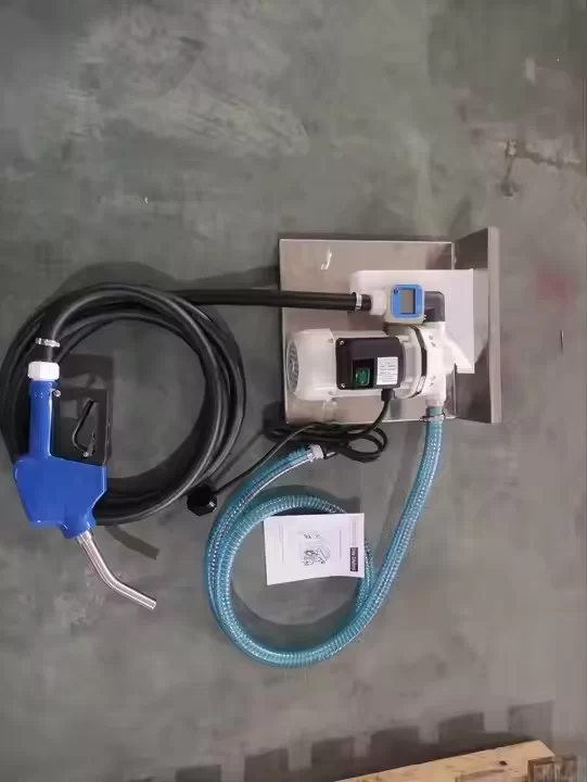 1” 220V ACAD40 ADblue Pump Kit with 2m delivery hose + 4m delivery hose and ss nozzle K24 flow meter